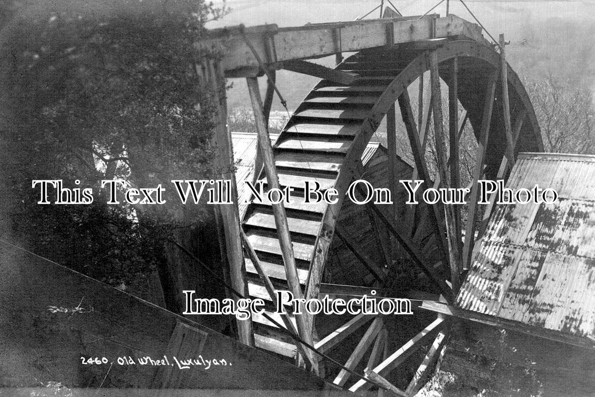 CO 4377 - Old Water Wheel, Luxulyan, Cornwall