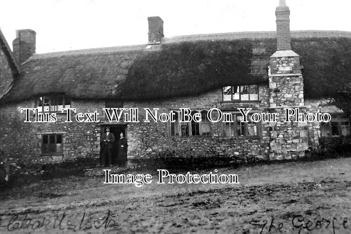 DE 4527 - The George Inn Pub, Chardstock, Devon c1925