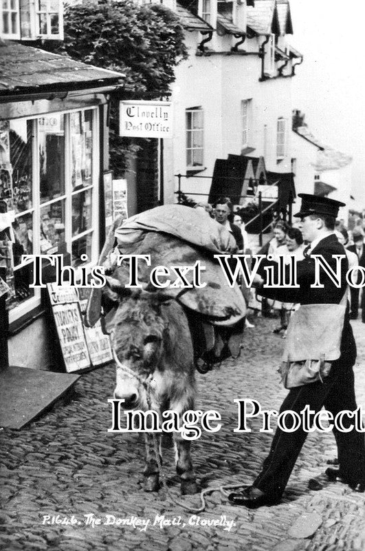 DE 4529 - The Donkey Mail, Clovelly, Devon