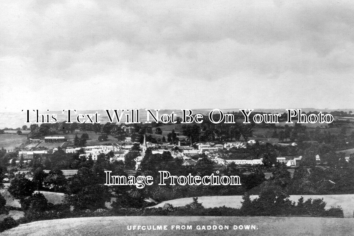 DE 4537 - Uffculme From Gaddon Down, Devon c1918