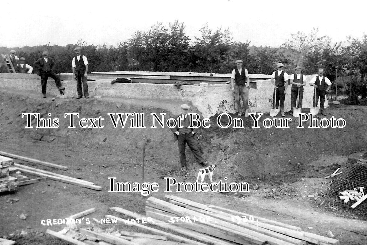 DE 4574 - New Water Supply, Crediton, Devon 1930
