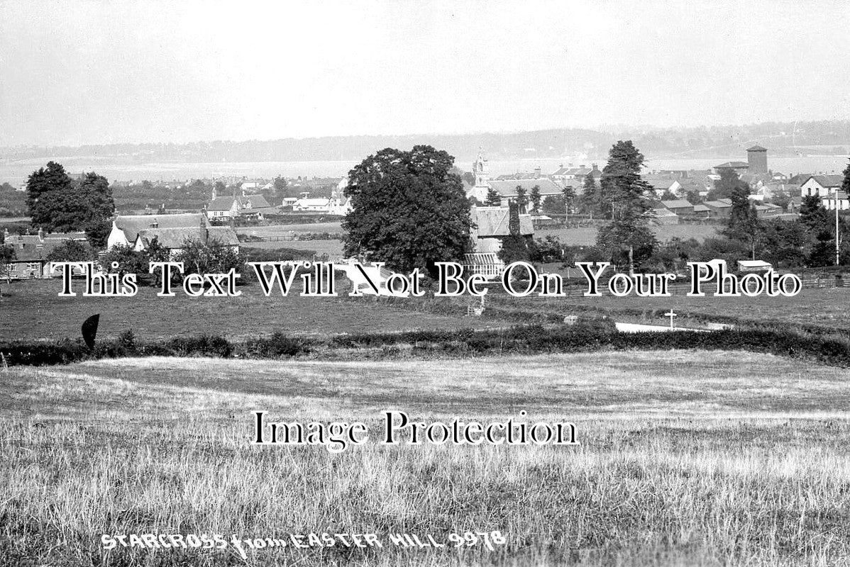 DE 4580 - Starcross From Easter Hill, Devon c1929