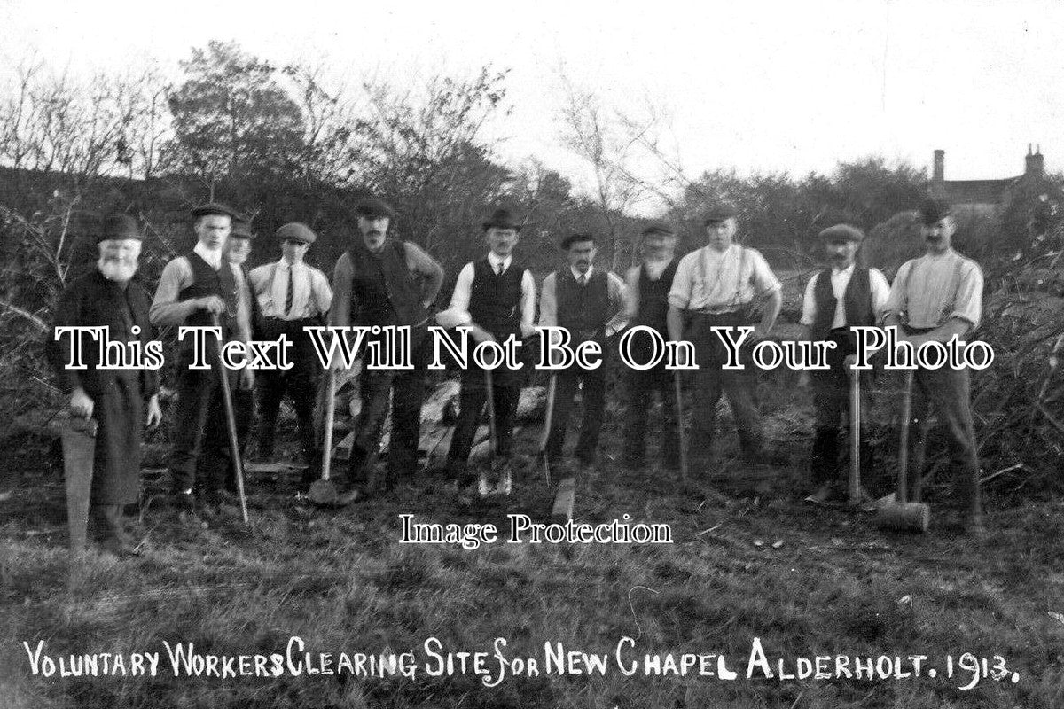 DO 3464 - Alderholt New Chapel Construction, Dorset 1913