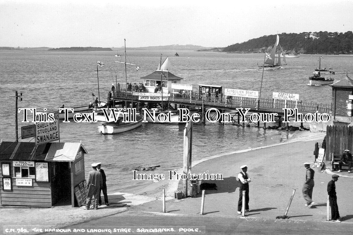 DO 3500 - The Harbour & Landing Stage, Sandbanks, Poole, Dorset