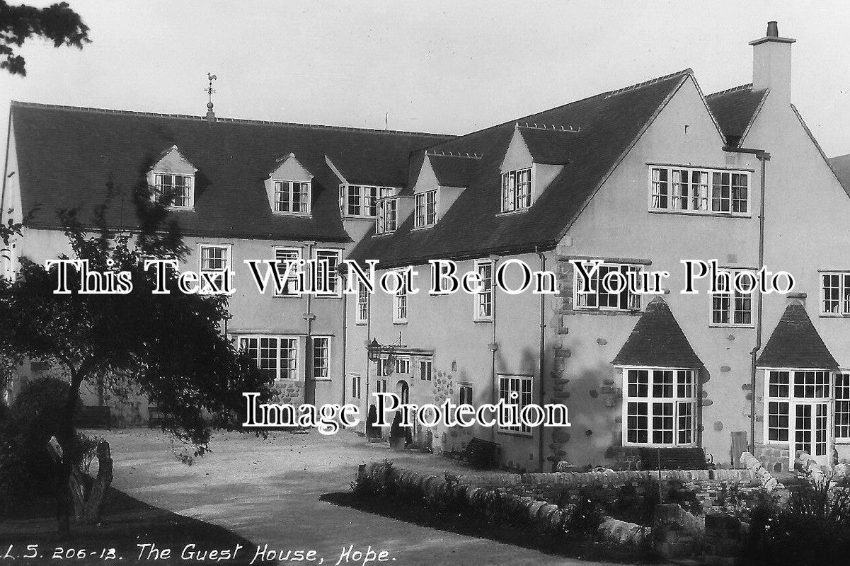 DR 3706 - The Guest House, Hope, Derbyshire c1924