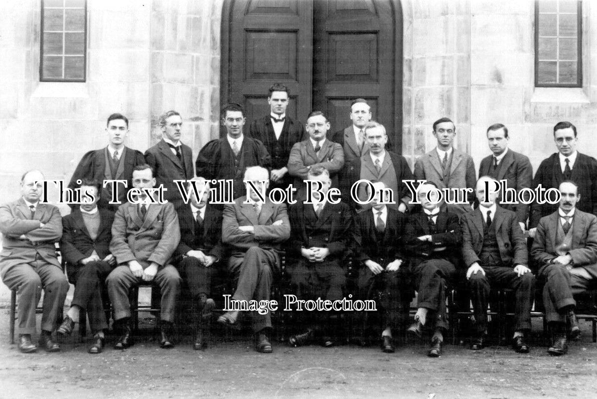 ES 6506 - Sir George Monouxs Grammar School Staff, Walthamstow 1928