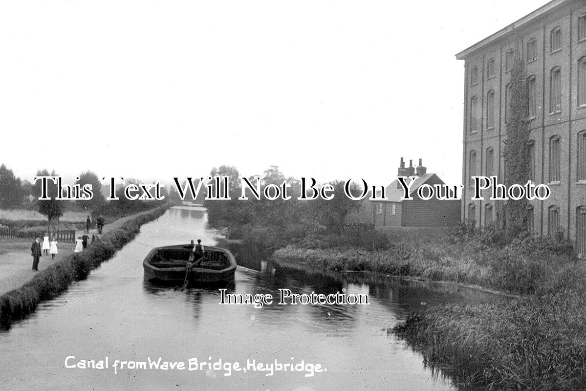 ES 6510 - Canal From Wave Bridge, Heybridge, Essex c1906