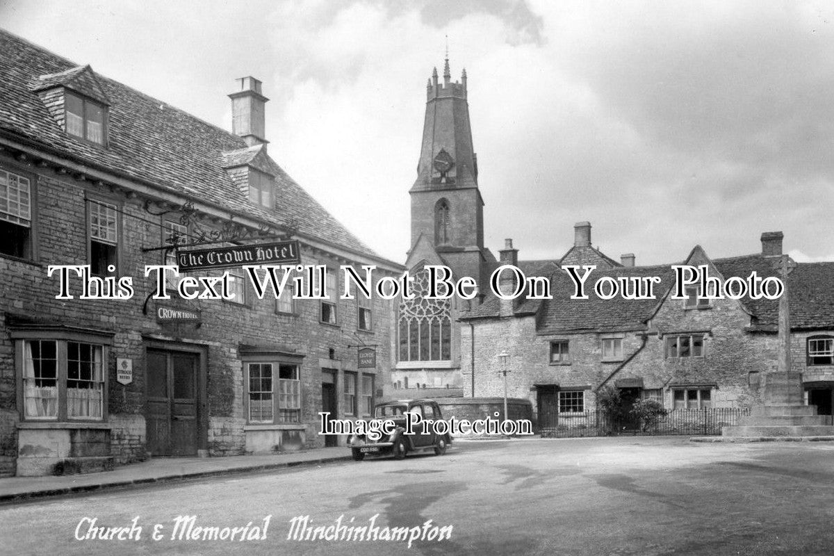 GL 2623 - Church & Memorial, Minchinhampton, Gloucestershire