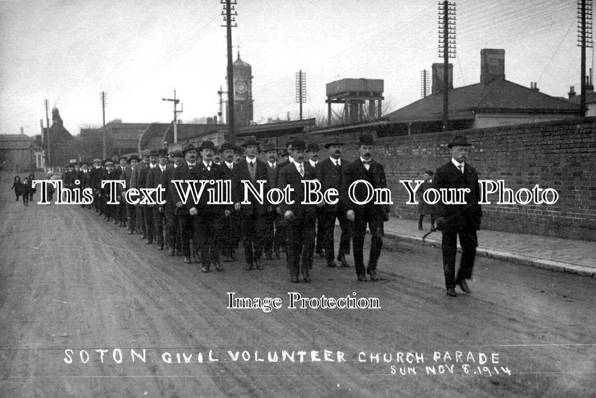 HA 5810 - Southampton Civil Volunteer Church Parade, Hampshire 1914