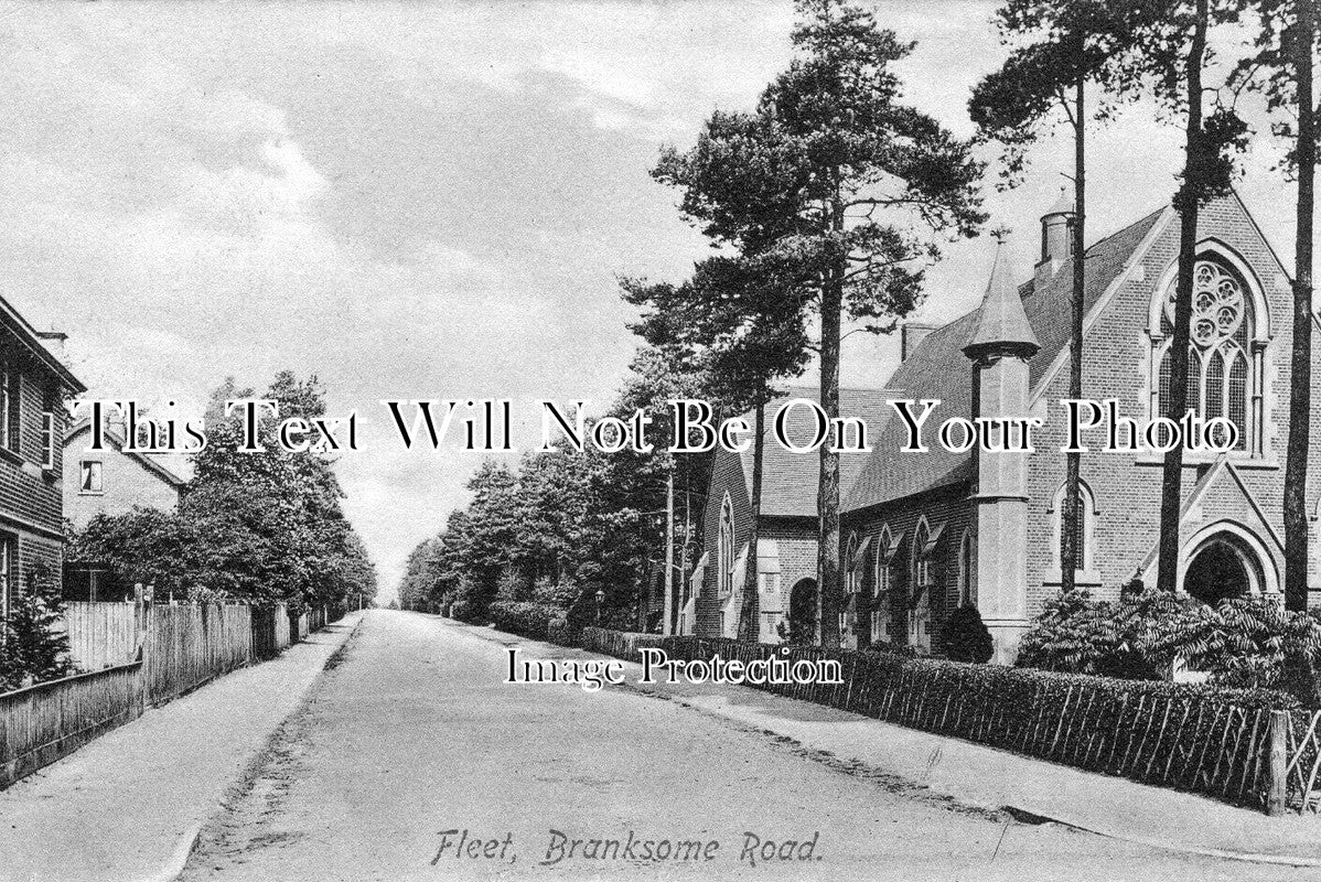 HA 5835 - Branksome Road, Fleet, Hampshire c1910