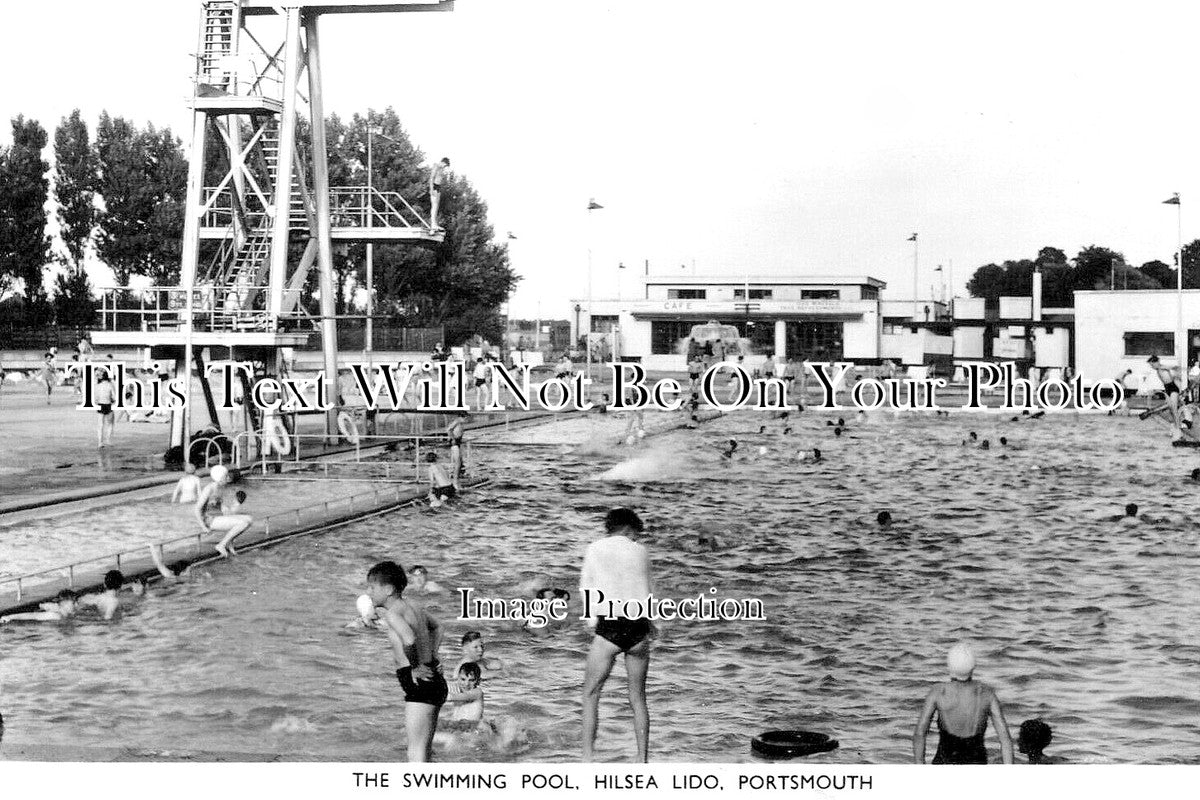 HA 5843 - The Swimming Pool, Hilsea Lido, Portsmouth, Hampshire