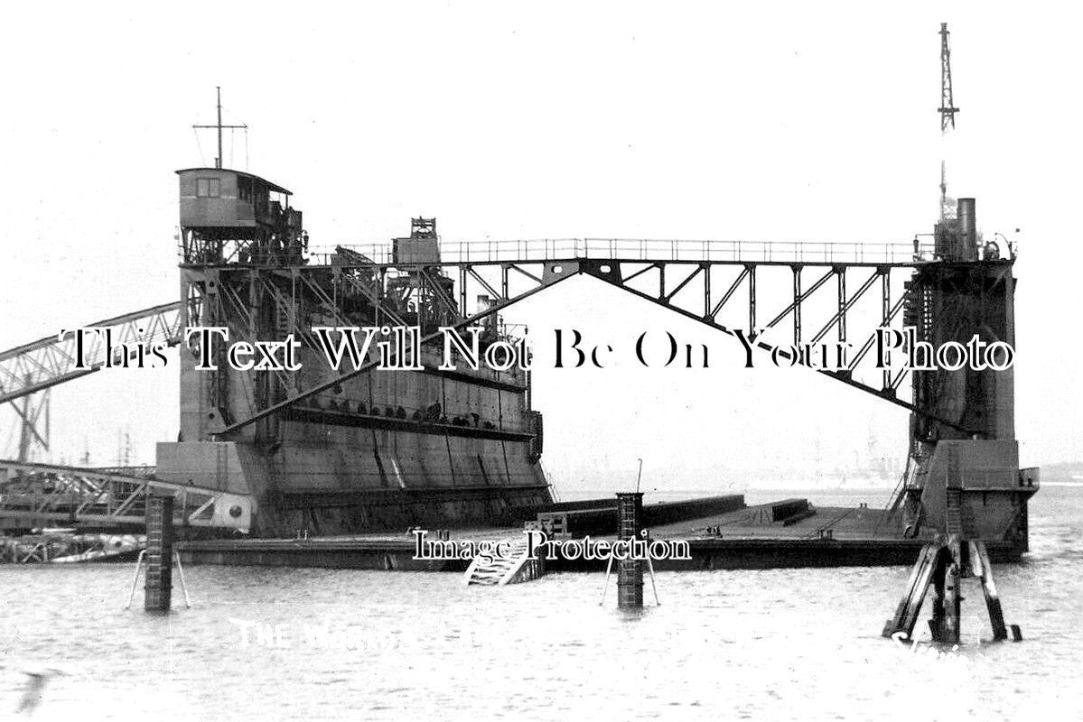 HA 5875 - Floating Dock At Portsmouth, Hampshire
