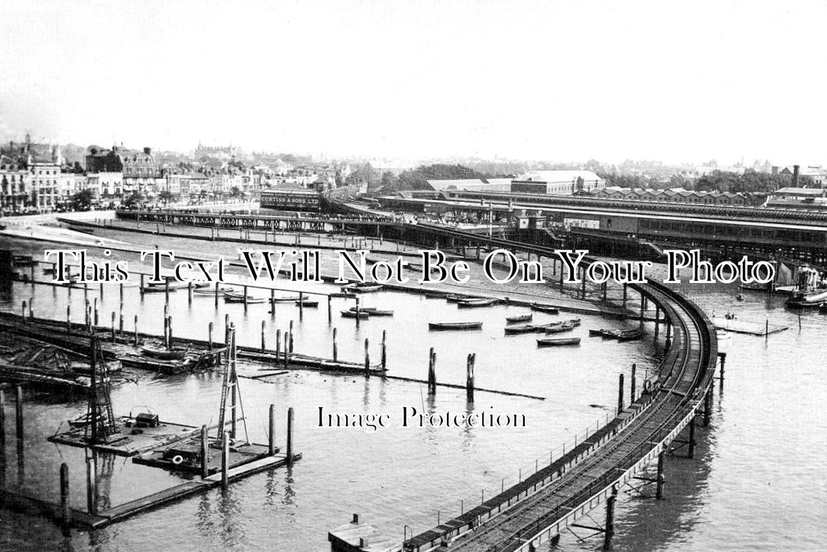 HA 5892 - Portsmouth Harbour Railway Station, Hampshire