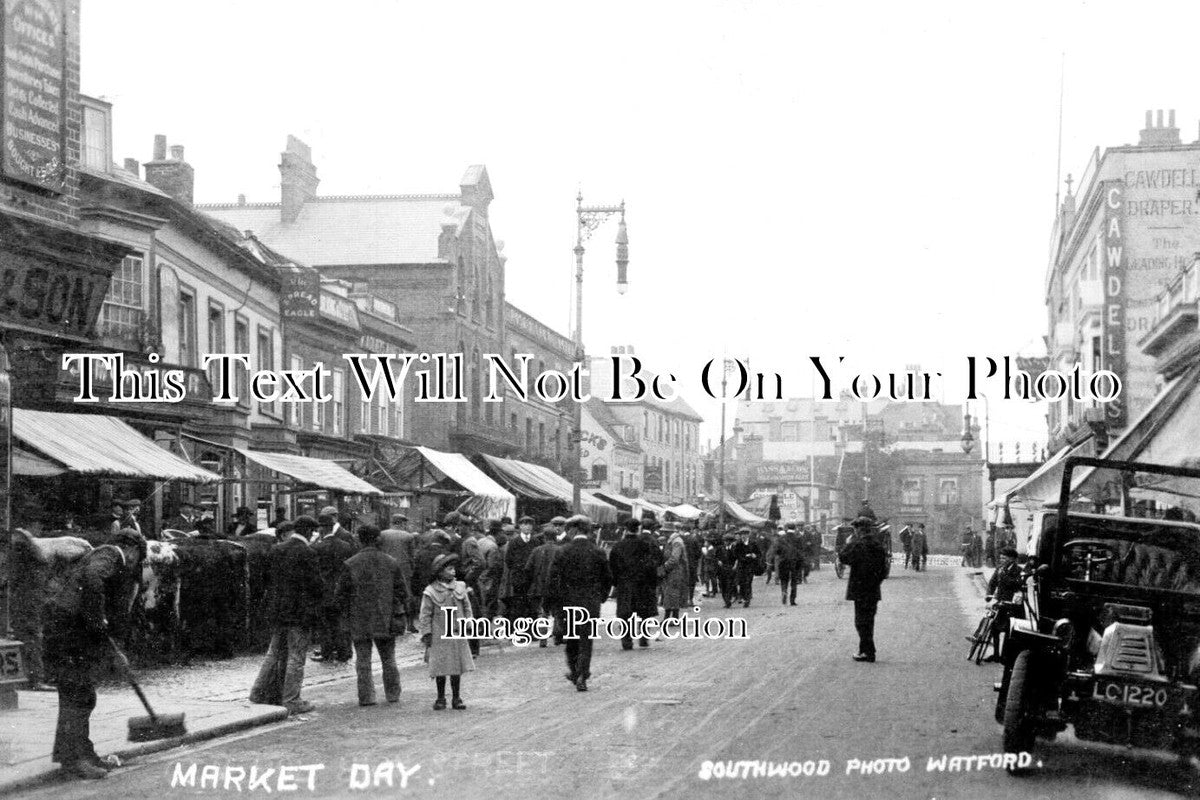 HF 2531 - Market Dat At Watford, Hertfordshire c1912