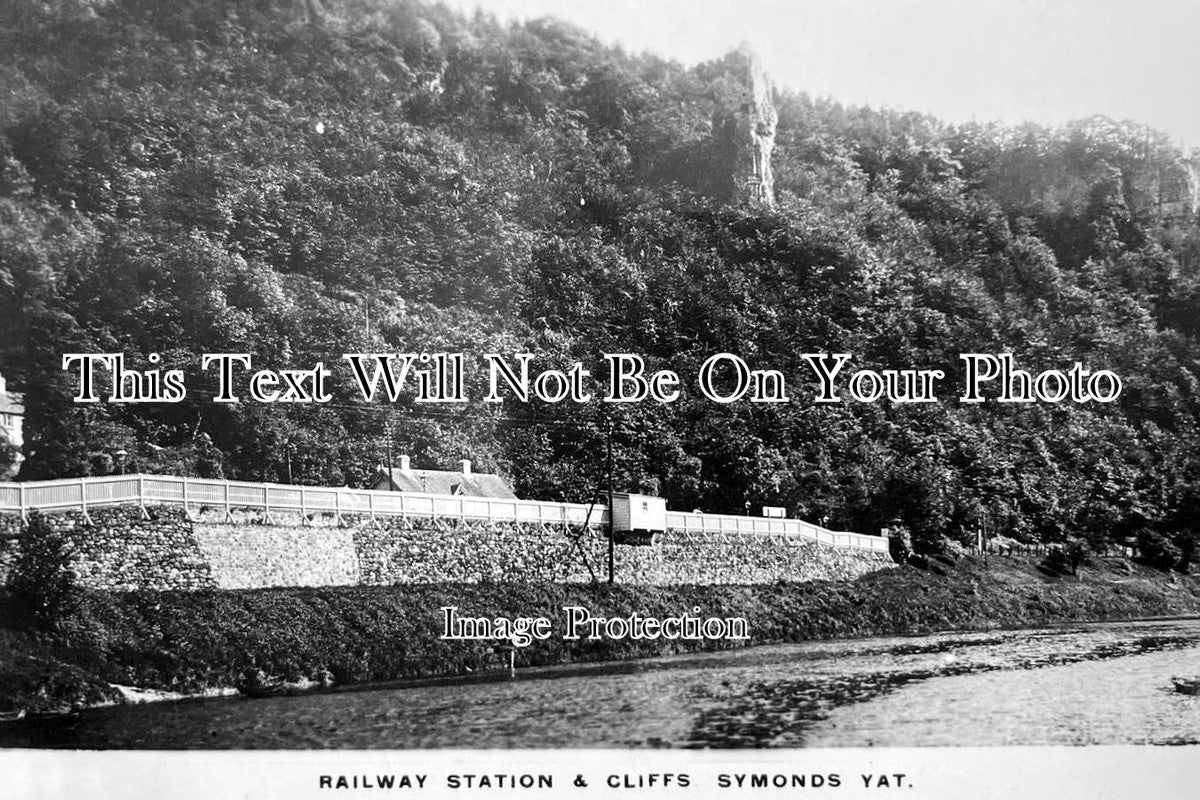 HR 893 - Symonds Yat Railway Station & Cliffs, Herefordshire c1912