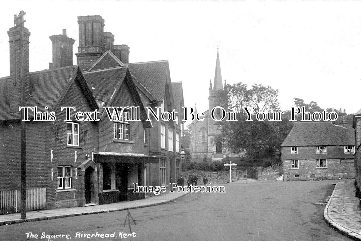 KE 6252 - The Square, Riverhead, Kent c1915