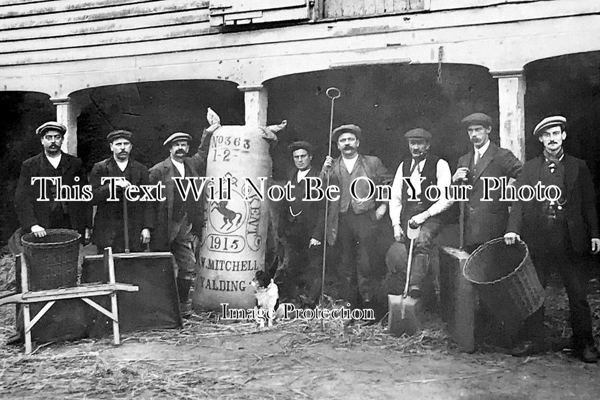 KE 6307 - Hop Pickers, Yalding, Kent c1915