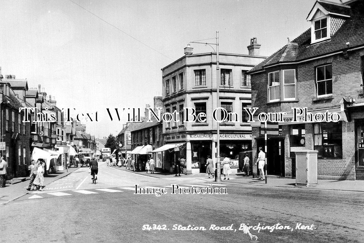 KE 6370 - Station Road & Post Office, Birchington On Sea, Kent