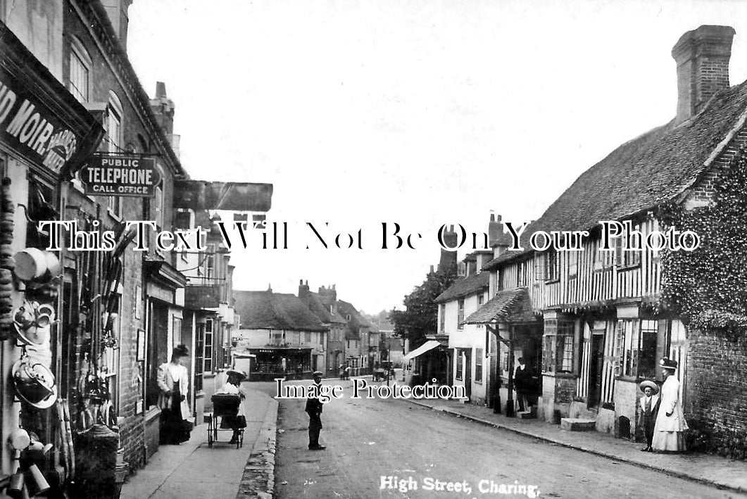 KE 6383 - High Street, Charing, Kent c1916