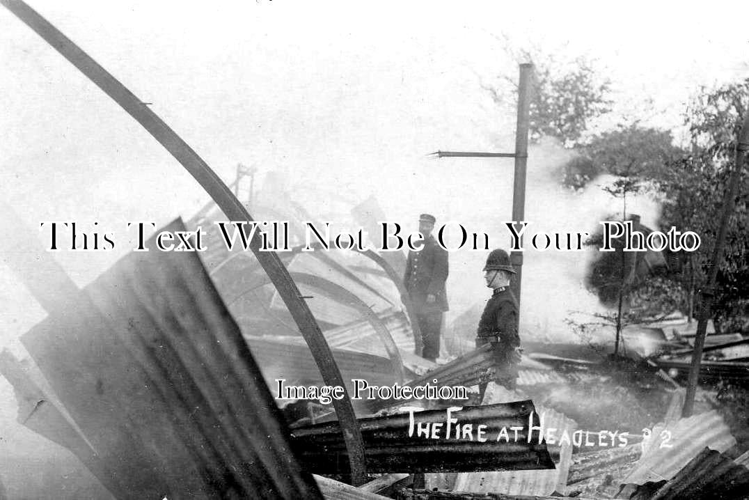 KE 6389 - The Fire At Headleys, Ashford, Kent