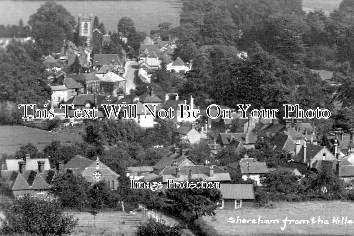 KE 6417 - Shoreham From The Hills, Kent