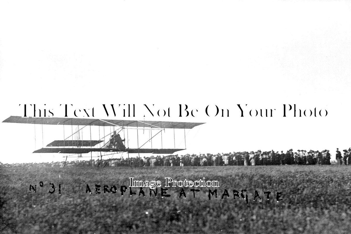 KE 6462 - Aeroplane At Margate, Kent