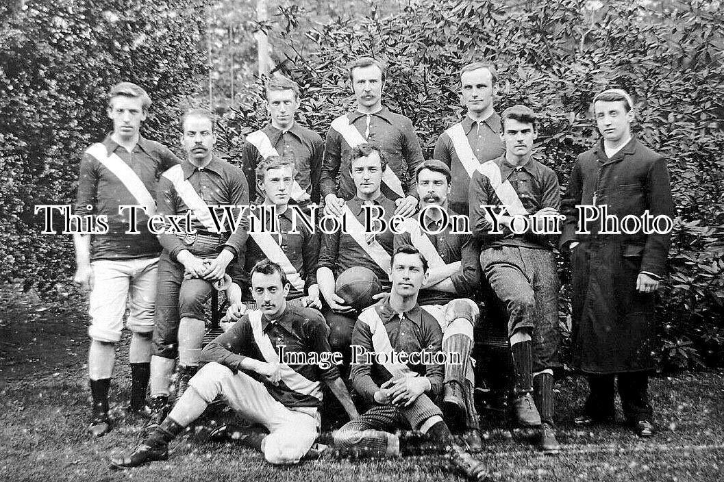 LA 7389 - Didsbury College Football Team, Manchester, Lancashire c1890