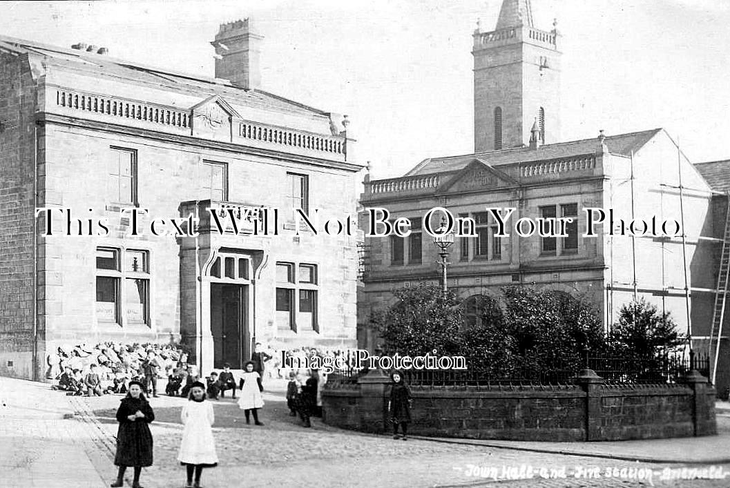 LA 7424 - Town Hall & Fire Station, Brierfield, Lancashire