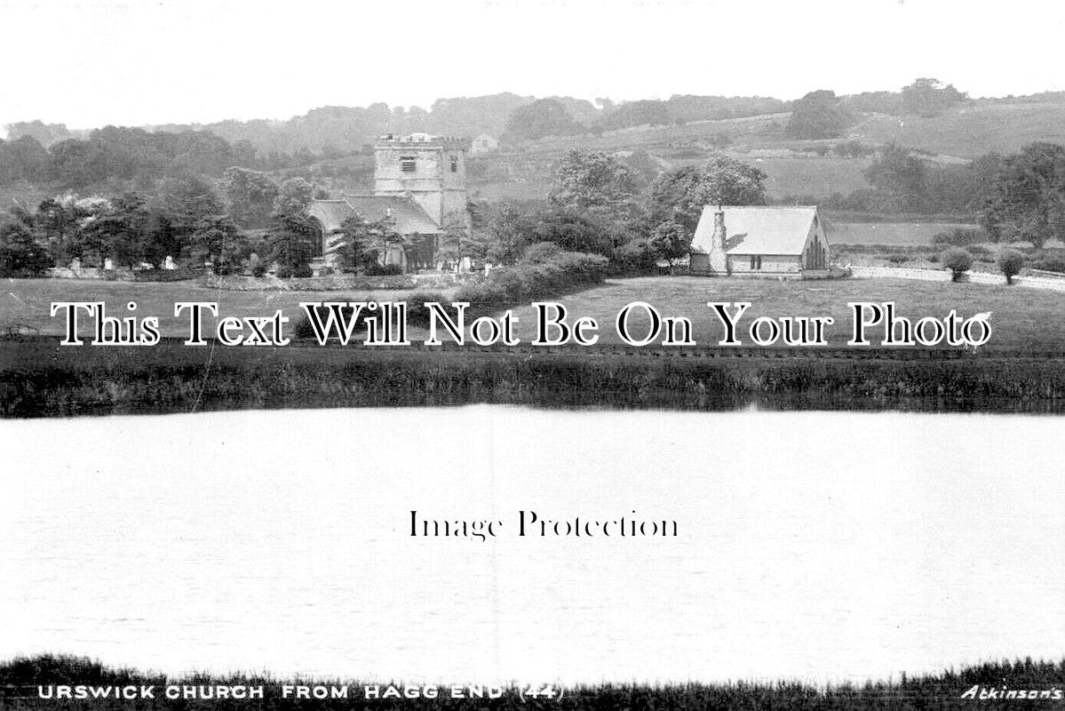 LA 7452 - Urswick Church From Hagg End, Ulverston, Lancashire