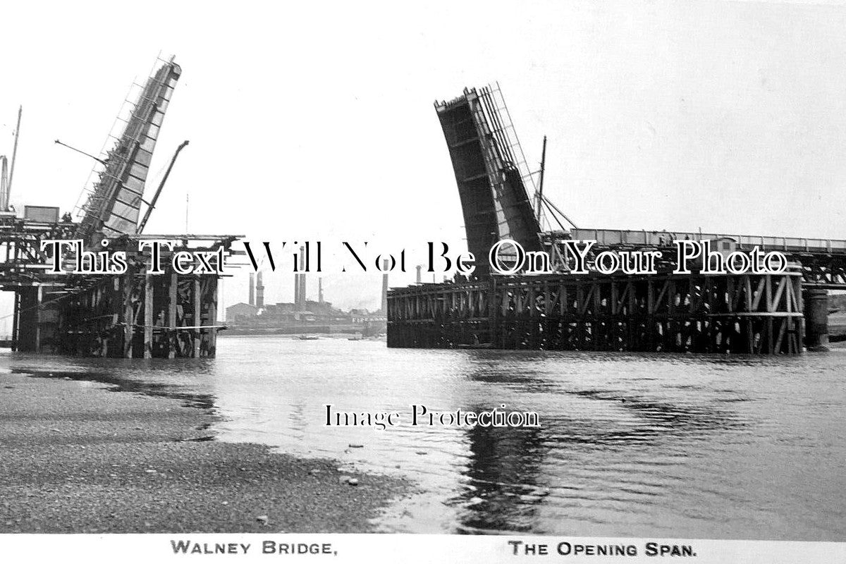 LA 7488 - The Opening Span, Walney Bridge, Lancashire