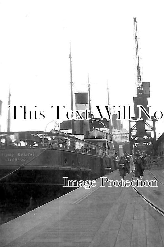 LA 7511 - Flying Kestrel Ship At Liverpool Docks, Lancashire