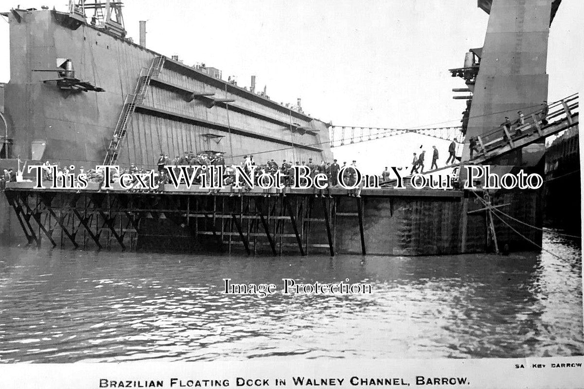 LA 7561 - Brazilian Floating Dock, Walney Channel, Barrow, Lancashire
