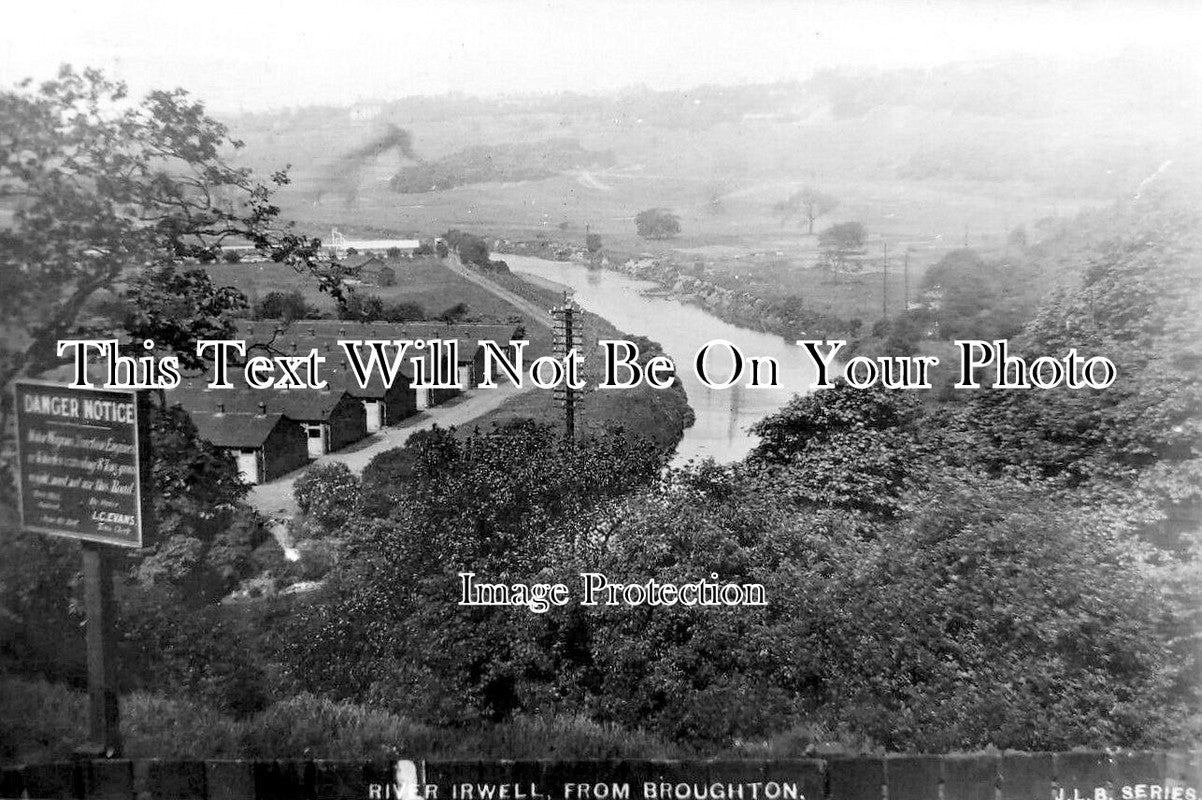 LA 7574 - River Irwell From Broughton, Manchester, Lancashire