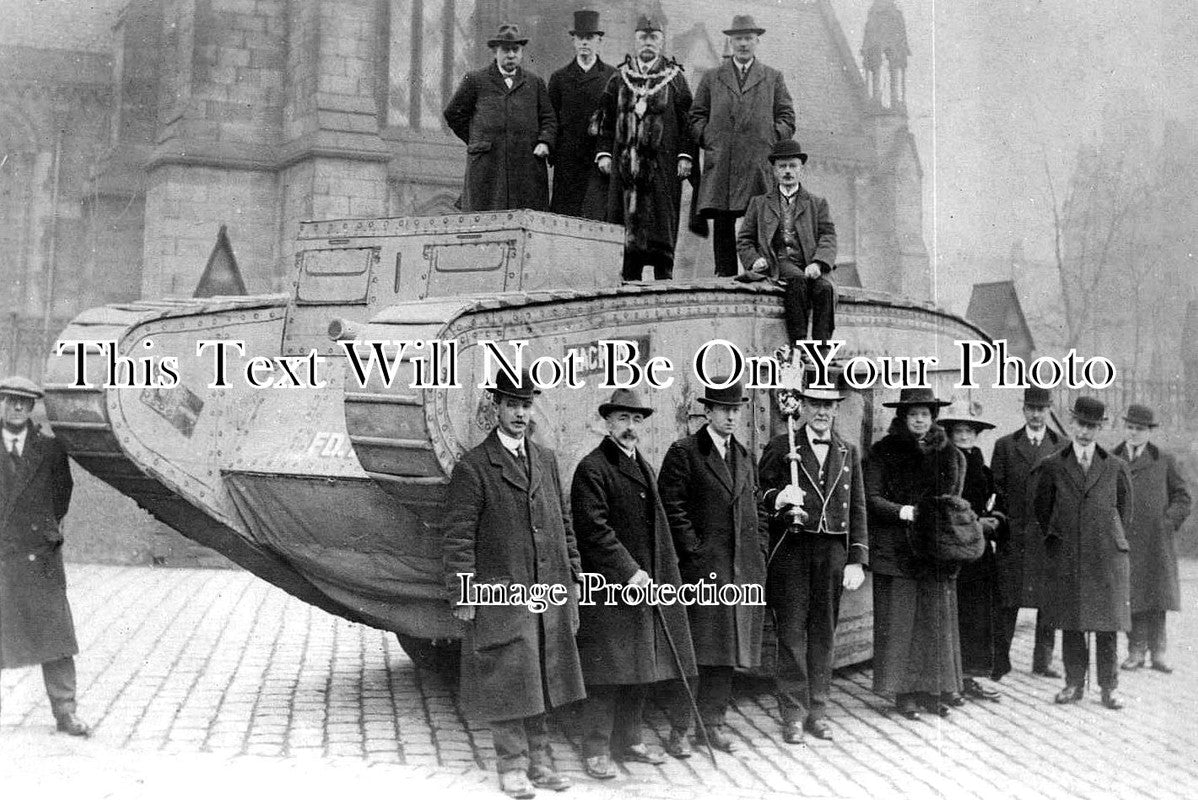 LA 7582 - WW1 Tank Hacking Fundraising Bonds Event, Bury, Lancashire