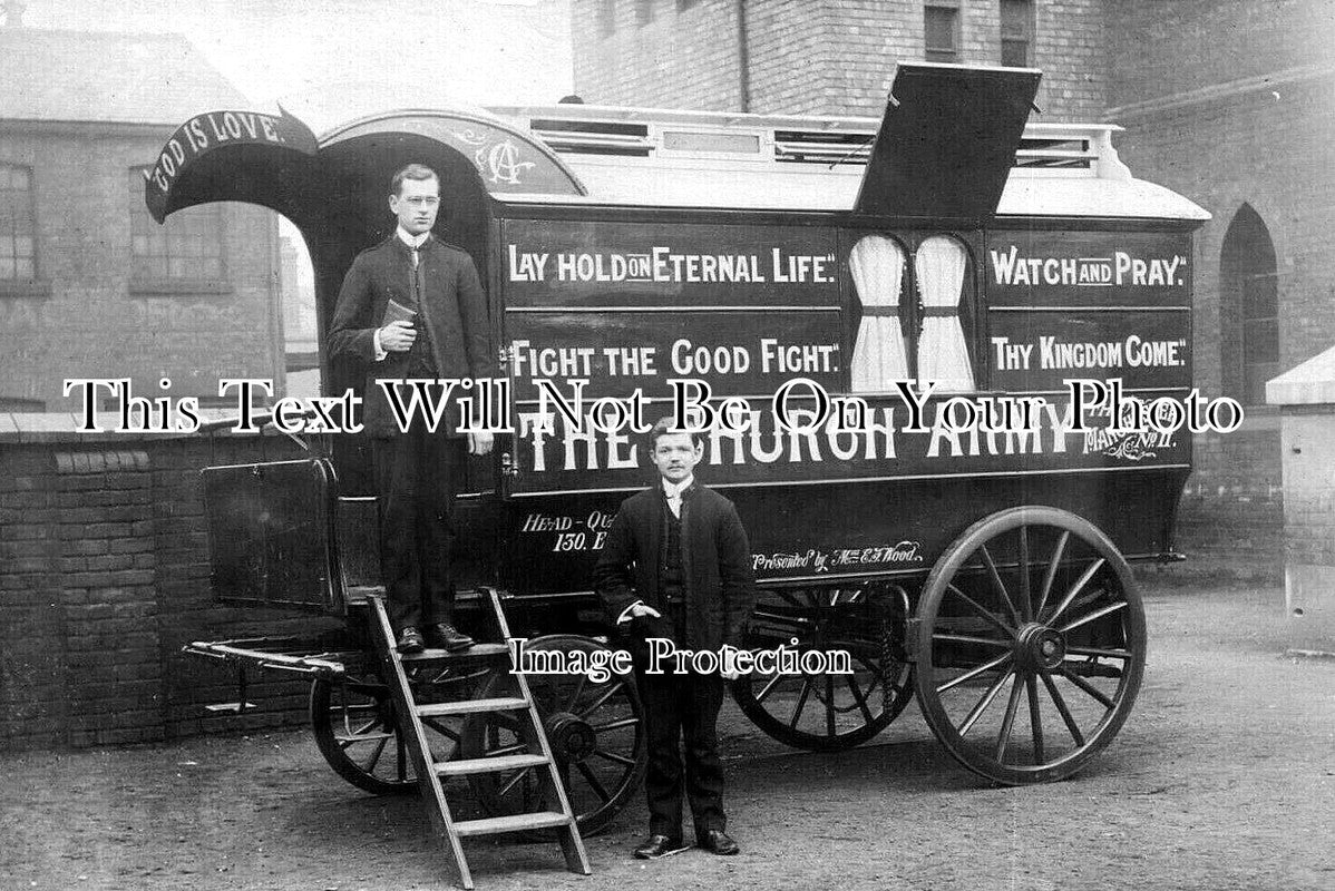 LA 7585 - The Church Army Van No 2, Manchester, Lancashire