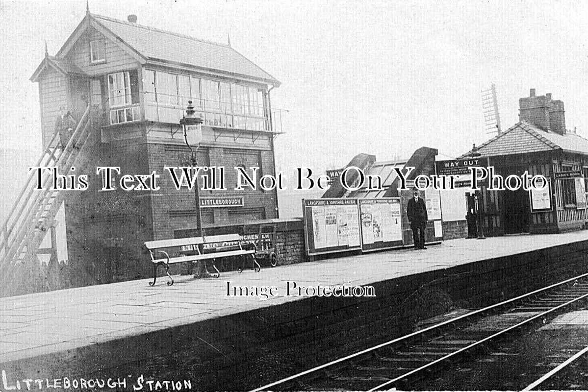 LA 7593 - Littleborough Railway Station, Lancashire