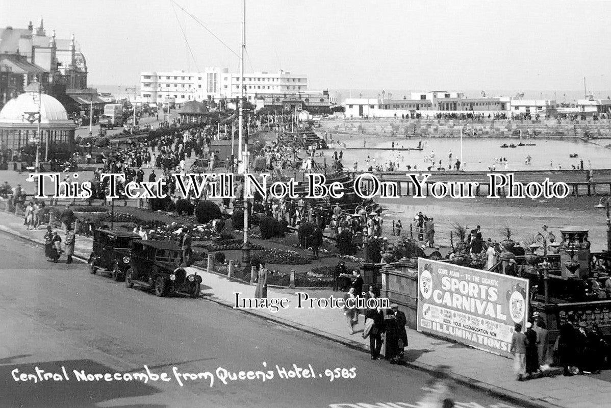 LA 7601 - Central Morecambe From Queens Hotel, Lancashire