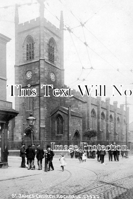LA 7611 - St James Church, Rochdale, Lancashire