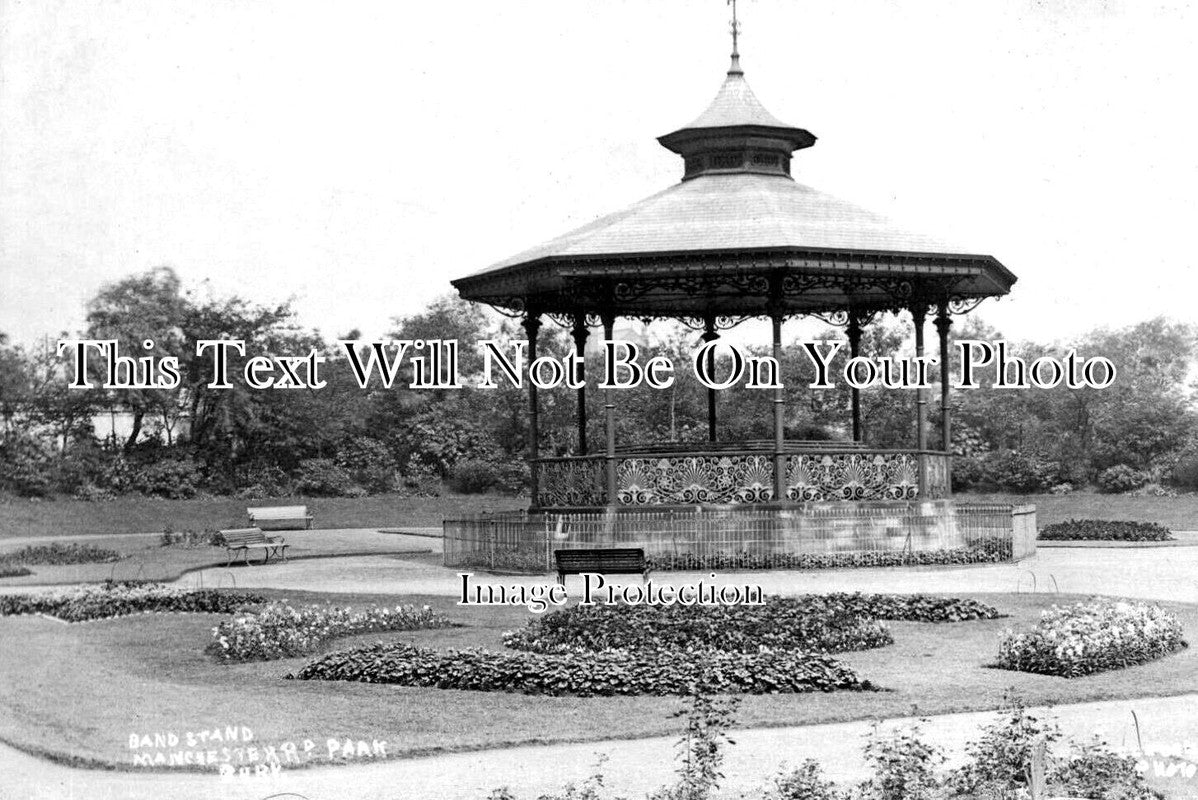 LA 7625 - The Bandstand, Manchester Road Park, Bury, Lancashire