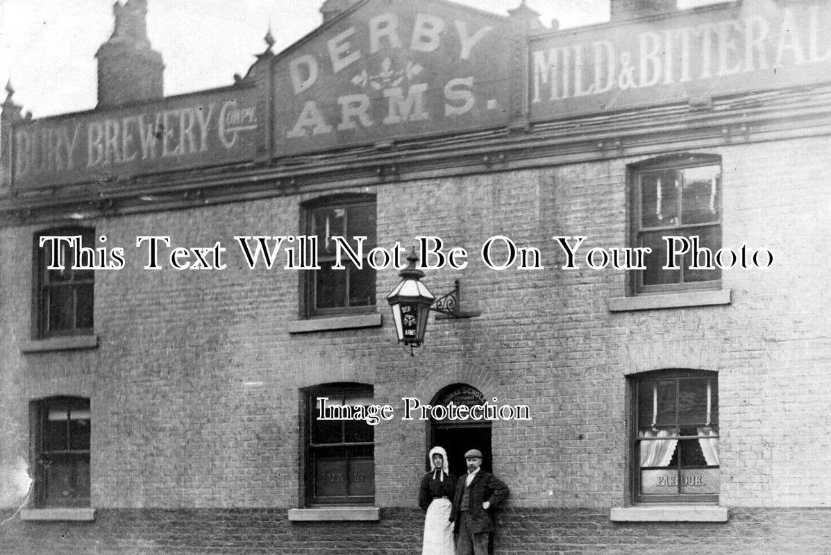 LA 7626 - The Derby Arms Pub, Boulton Road, Bury, Lancashire