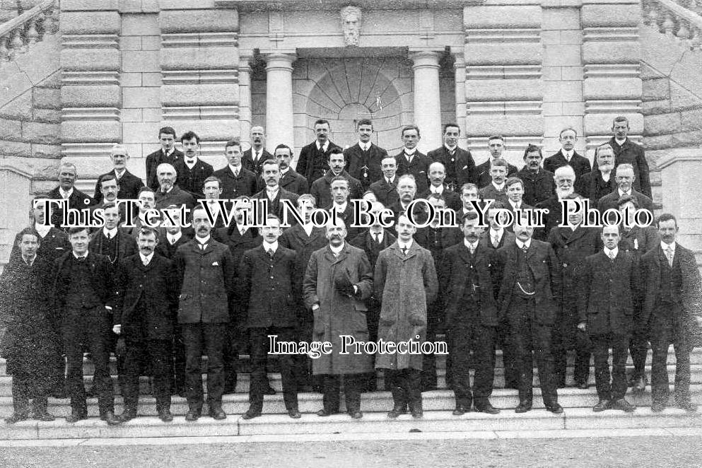 LA 7646 - Group Of Men, Lancaster, Lancashire