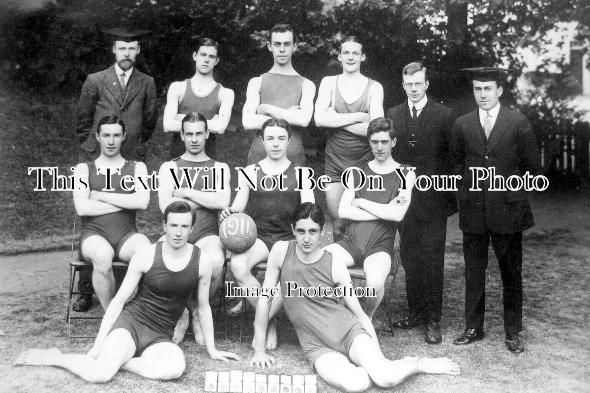 LA 7662 - Burnley Grammar School Polo Team, Lancashire c1911
