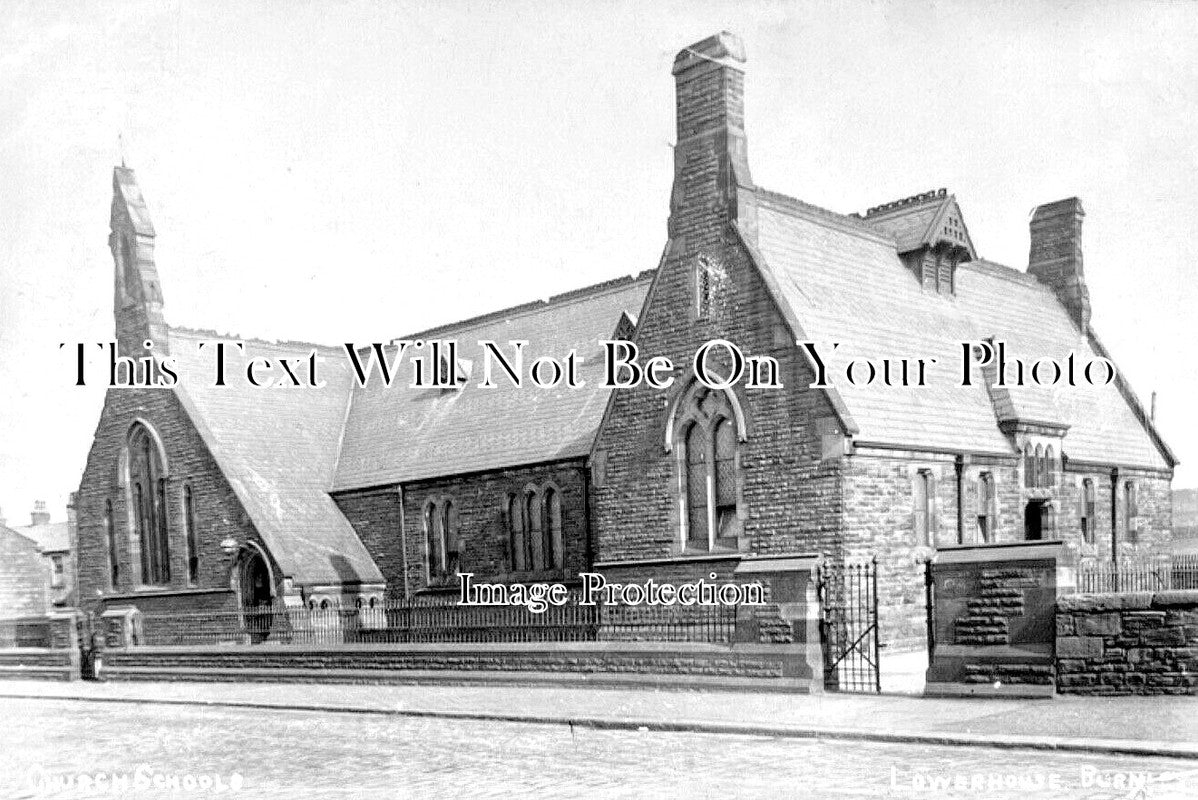 LA 7668 - Church Schools, Lowerhouse, Burnley, Lancashire