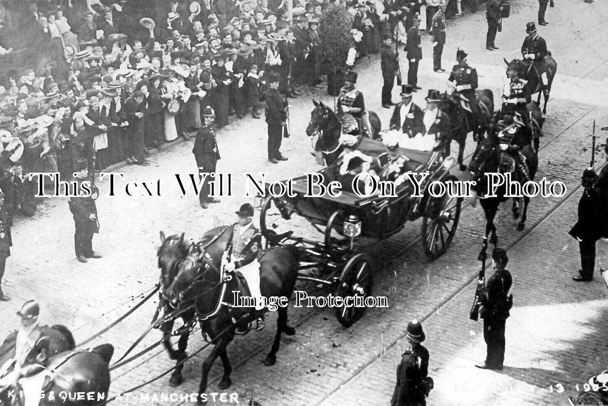 LA 7677 - Royal Visit To Manchester, Lancashire 1905