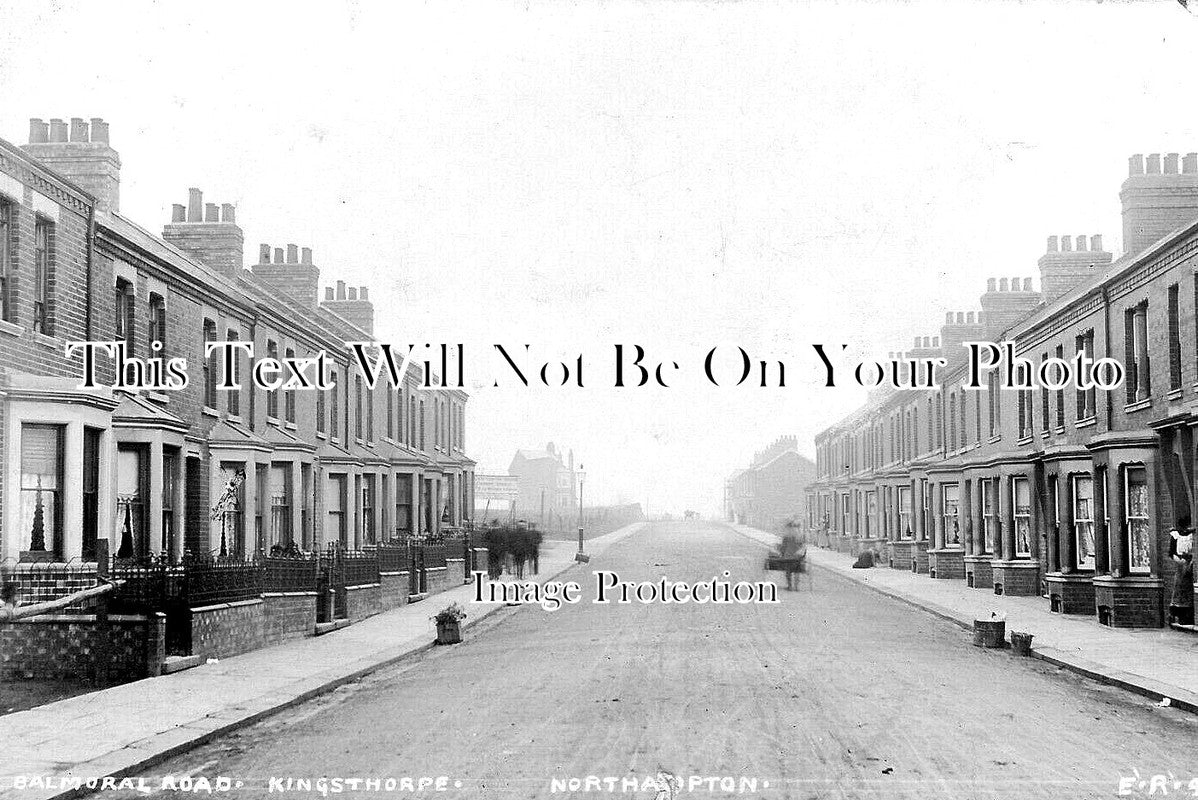 NH 2112 - Balmoral Road, Kingsthorpe, Northampton c1909