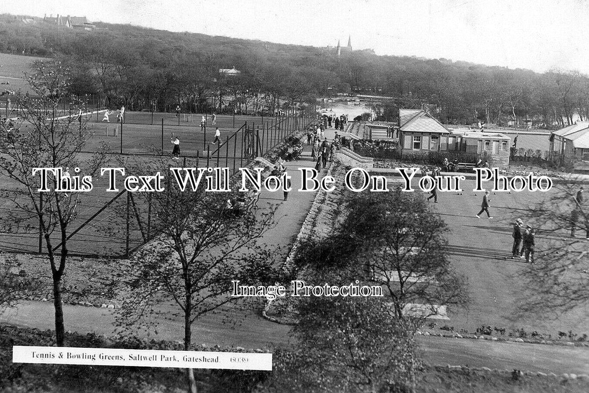 NO 3187 - Tennis & Bowling Greens, Saltwell Park, Gateshead