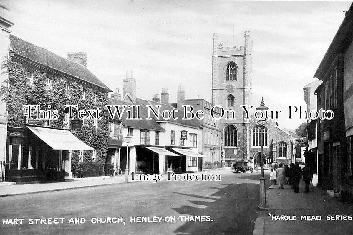 OX 1991 - Hart Street & Church, Henley On Thames, Oxfordshire