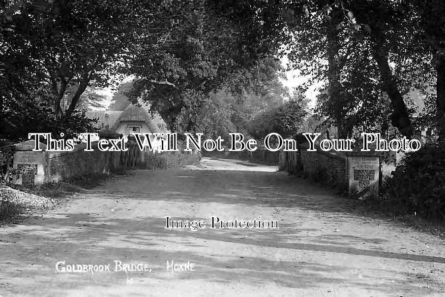 SF 4548 - Goldbrook Bridge, Hoxne, Suffolk