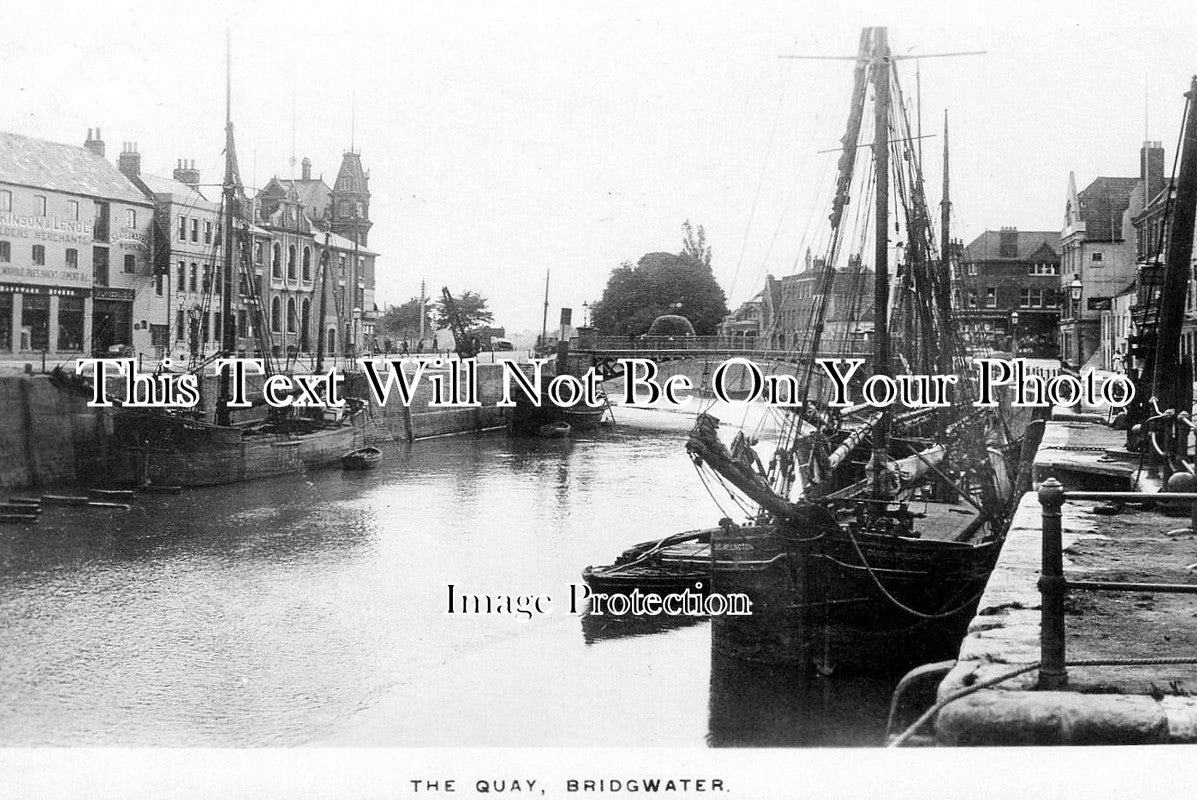SO 3124 - The Quay, Bridgwater, Somerset c1911