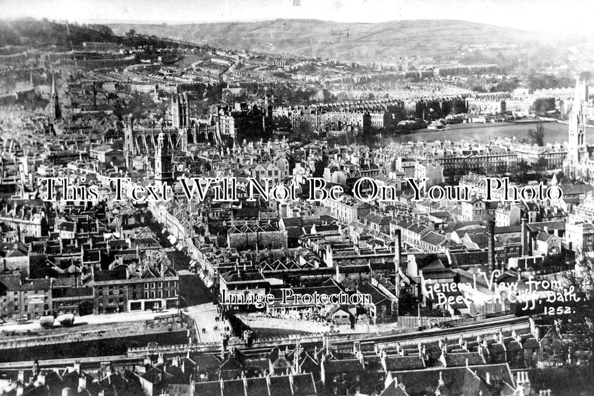 SO 3130 - Bath From Bleechen Cliffs, Somerset